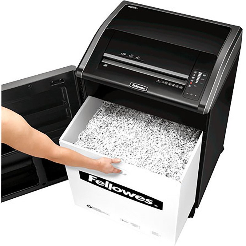 Destructeur Powershred Fellowes 485Ci - coupe croisée