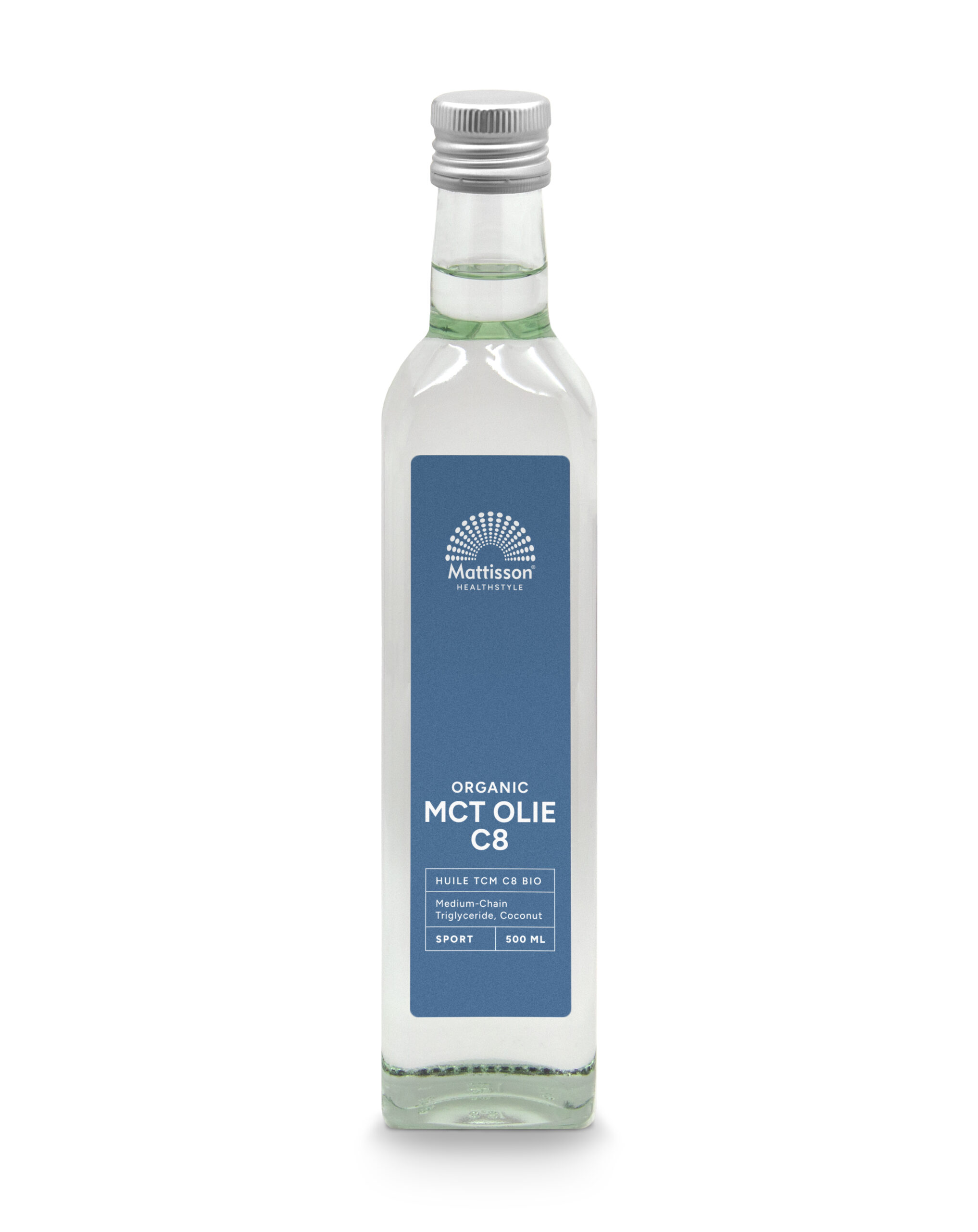 Mattisson Mct Olie C8 – Coconut Pure – 99% Caprylic Acid Bio (500 ml)