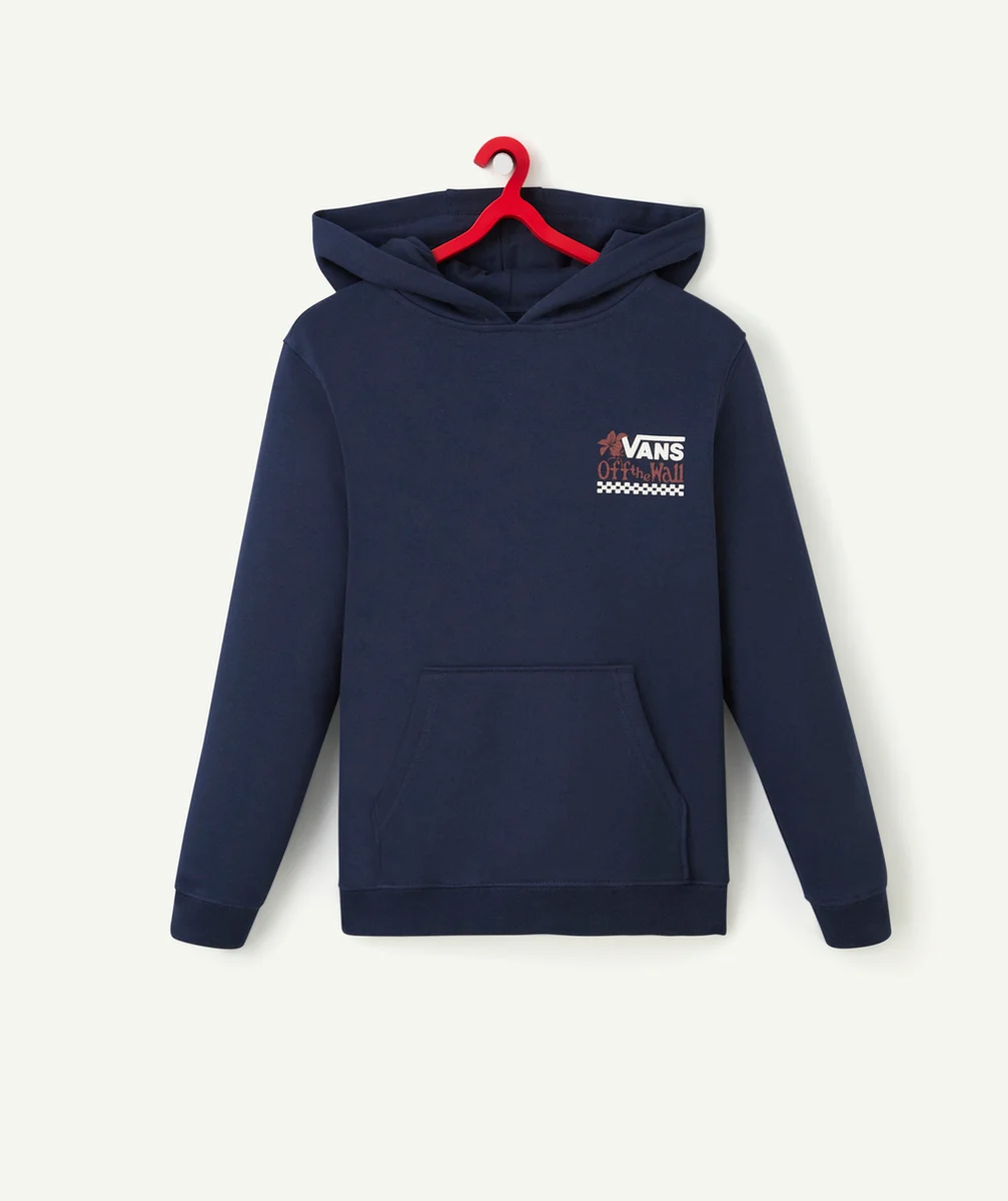VANSSWEAT À CAPUCHE BLEU ALWAYS & FOREVER AVEC MOTIF COLORÉ