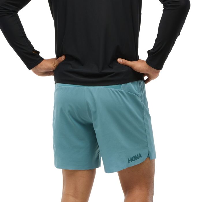 Hoka Herre Shorts Glide 2in1 7 Inch Shorts Blå