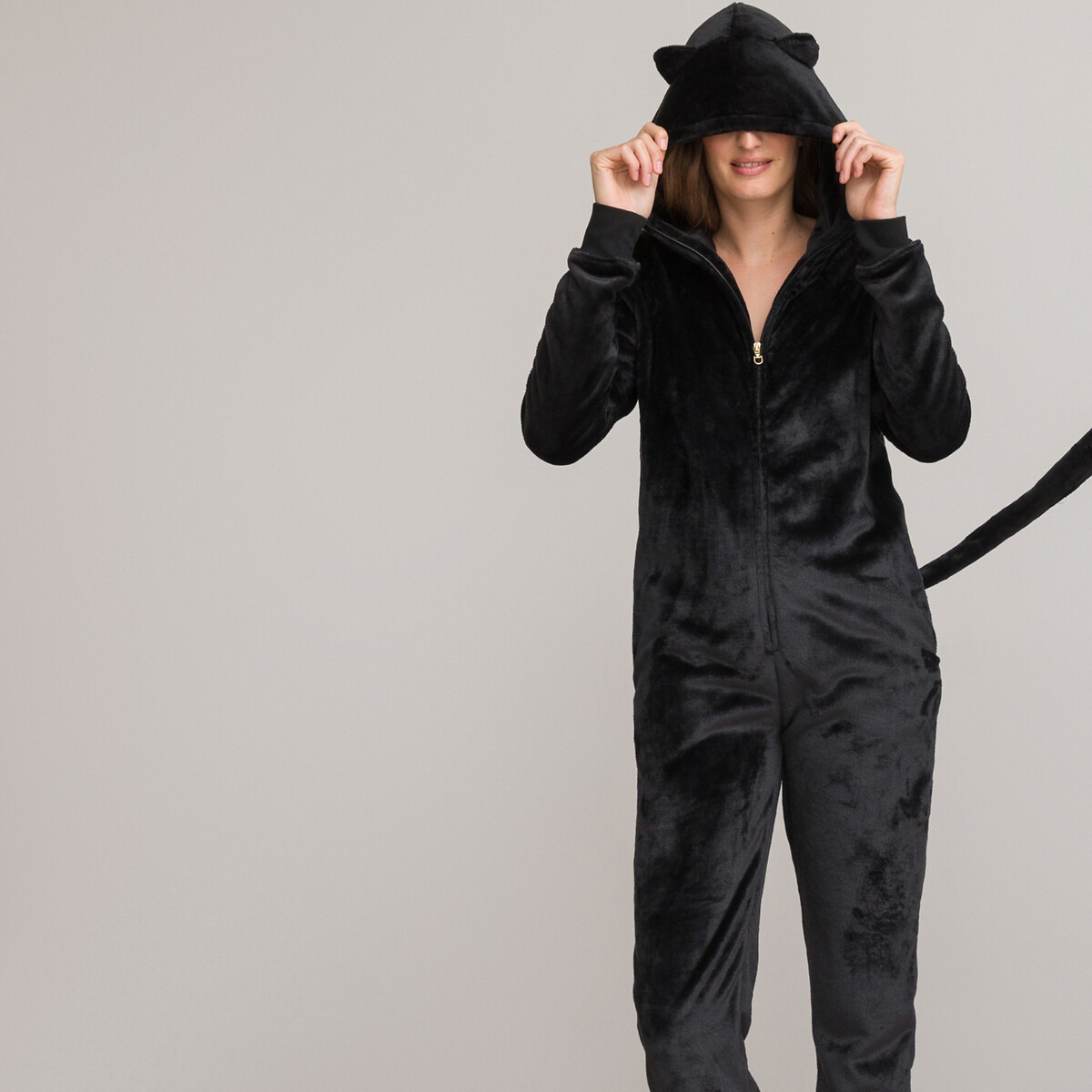 COLEÇÕES LA REDOUTE<br>Macacão Catwoman em lãtricot