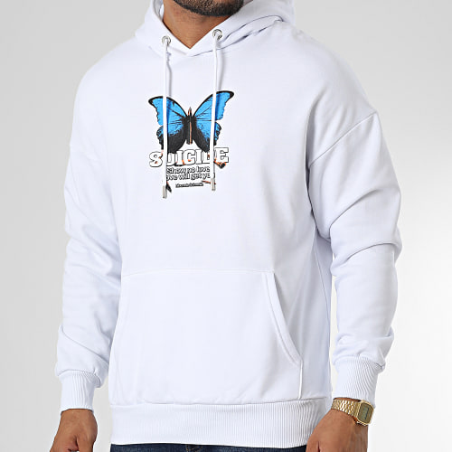 Sweat Capuche LL688 Blanc