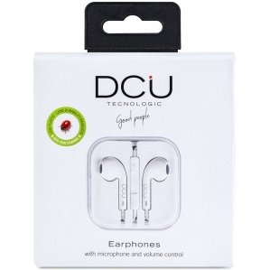 DCU Tecnologic 34151000 écouteurs filaire - Jack - Blanc