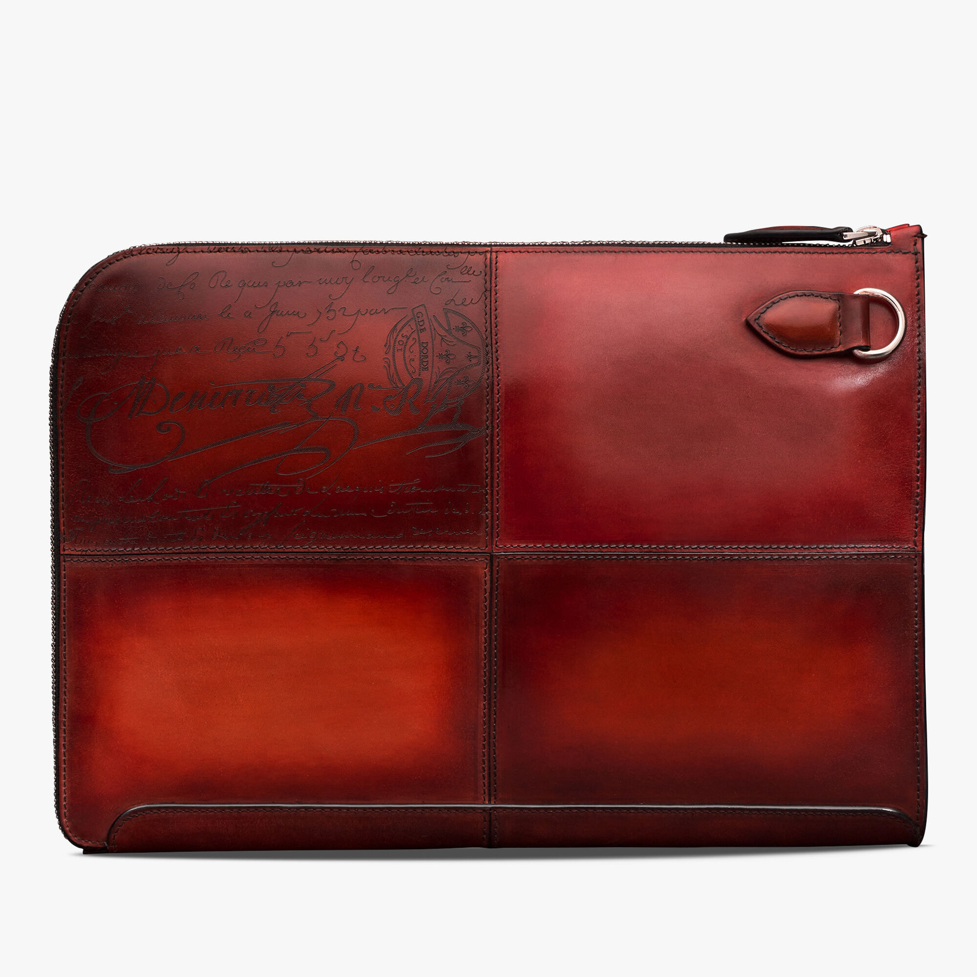 Pochette Nino TGM En Cuir Scritto