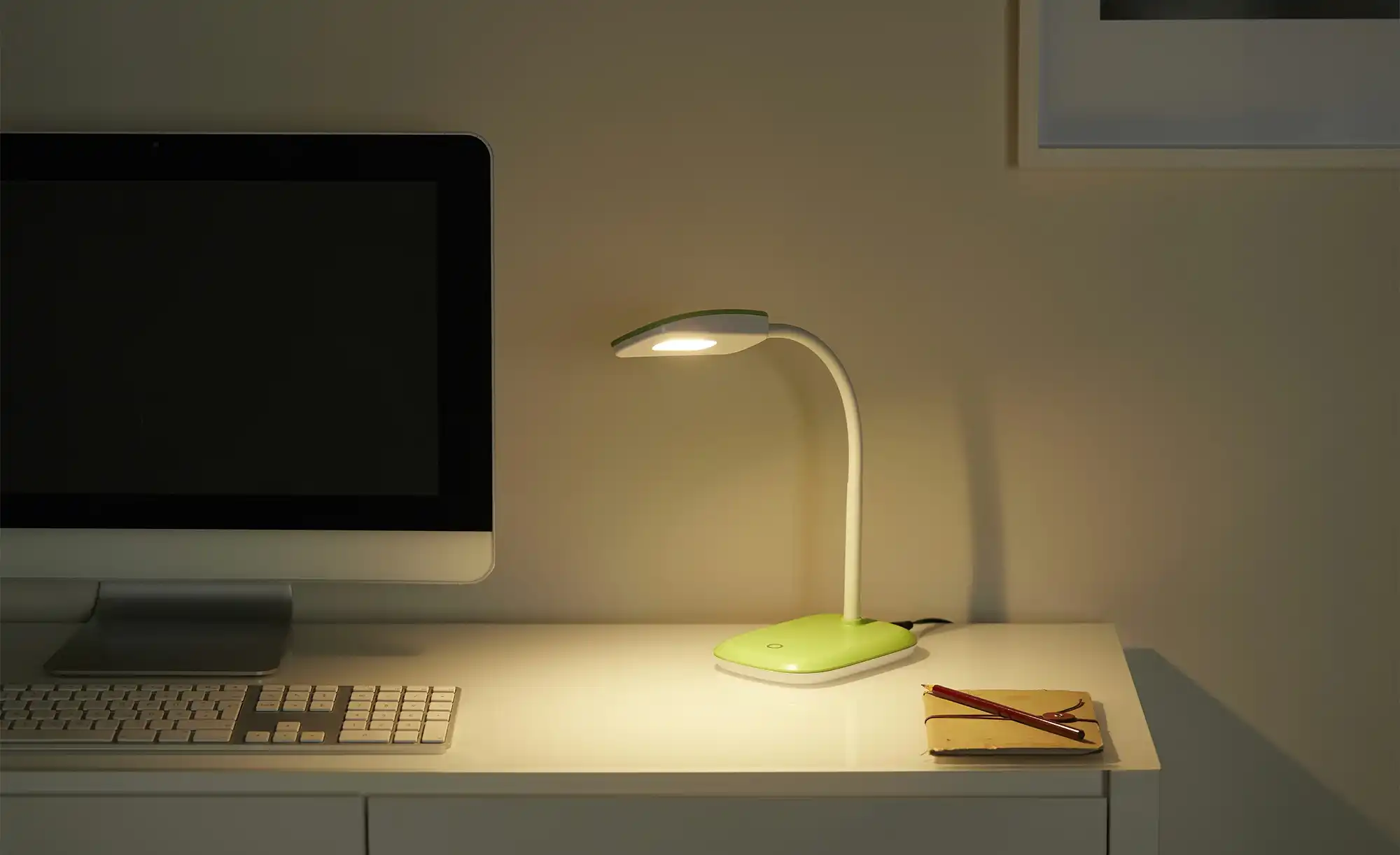 Trio LED-Schreibtischleuchte, 1-flammig, grün