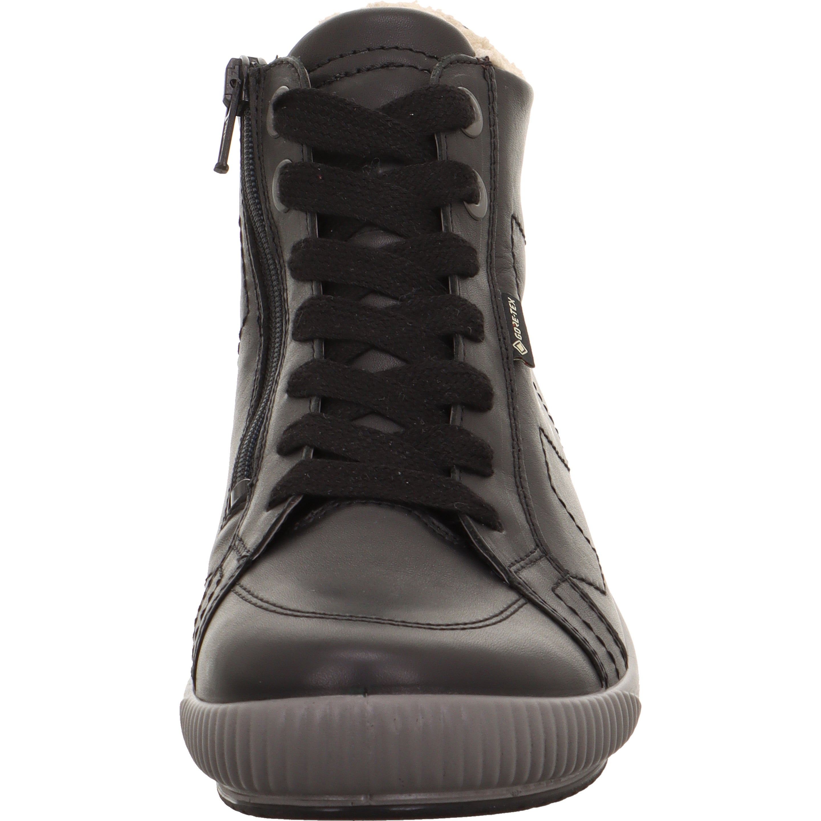 legero TANARO 5.0 Damen  Sneaker high mit Reißverschluss - Farbe: Schwarz - Größe: 5