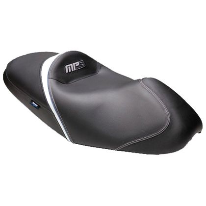 Selle confort Shad Noir blanc couture Gris bleu