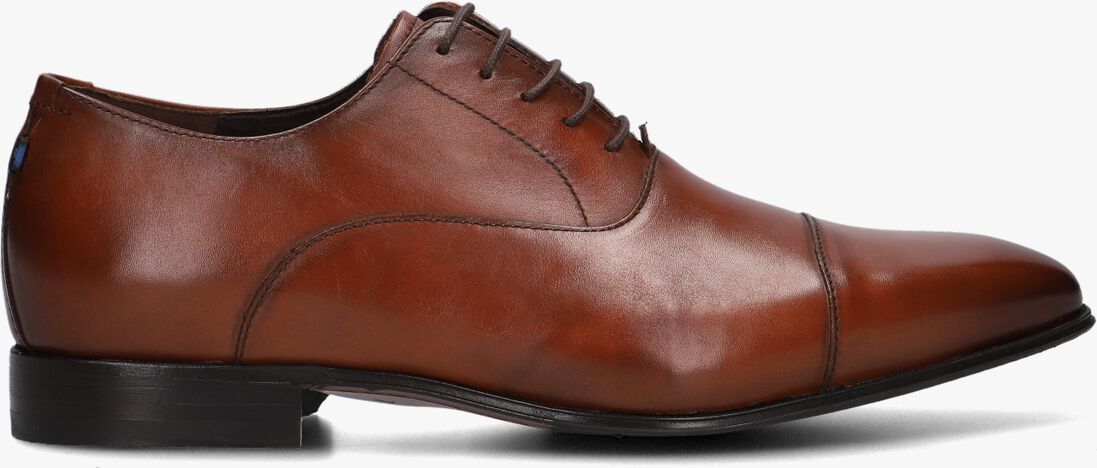 FLORIS VAN BOMMEL cognac floris van bommel nette schoenen sfm-30110