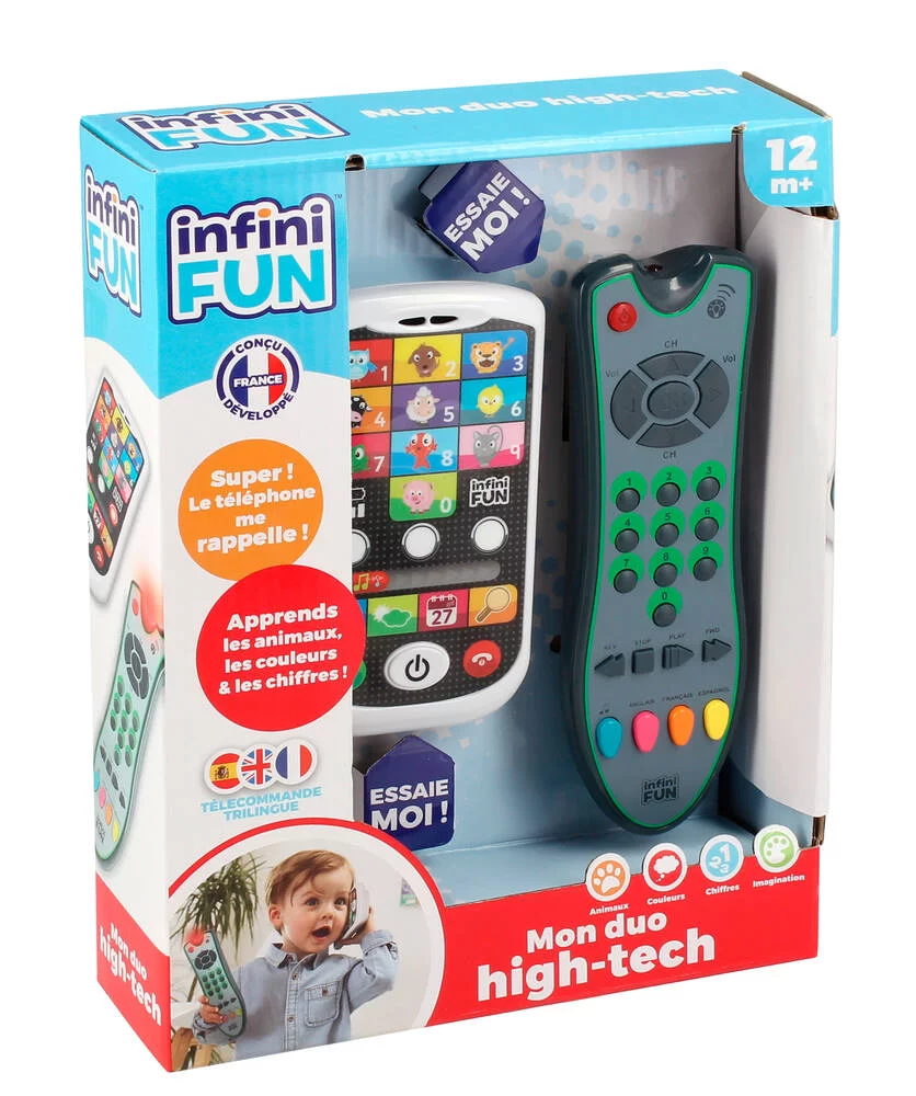 MON DUO HIGH-TECH TELEPHONE + TELECOMMANDE