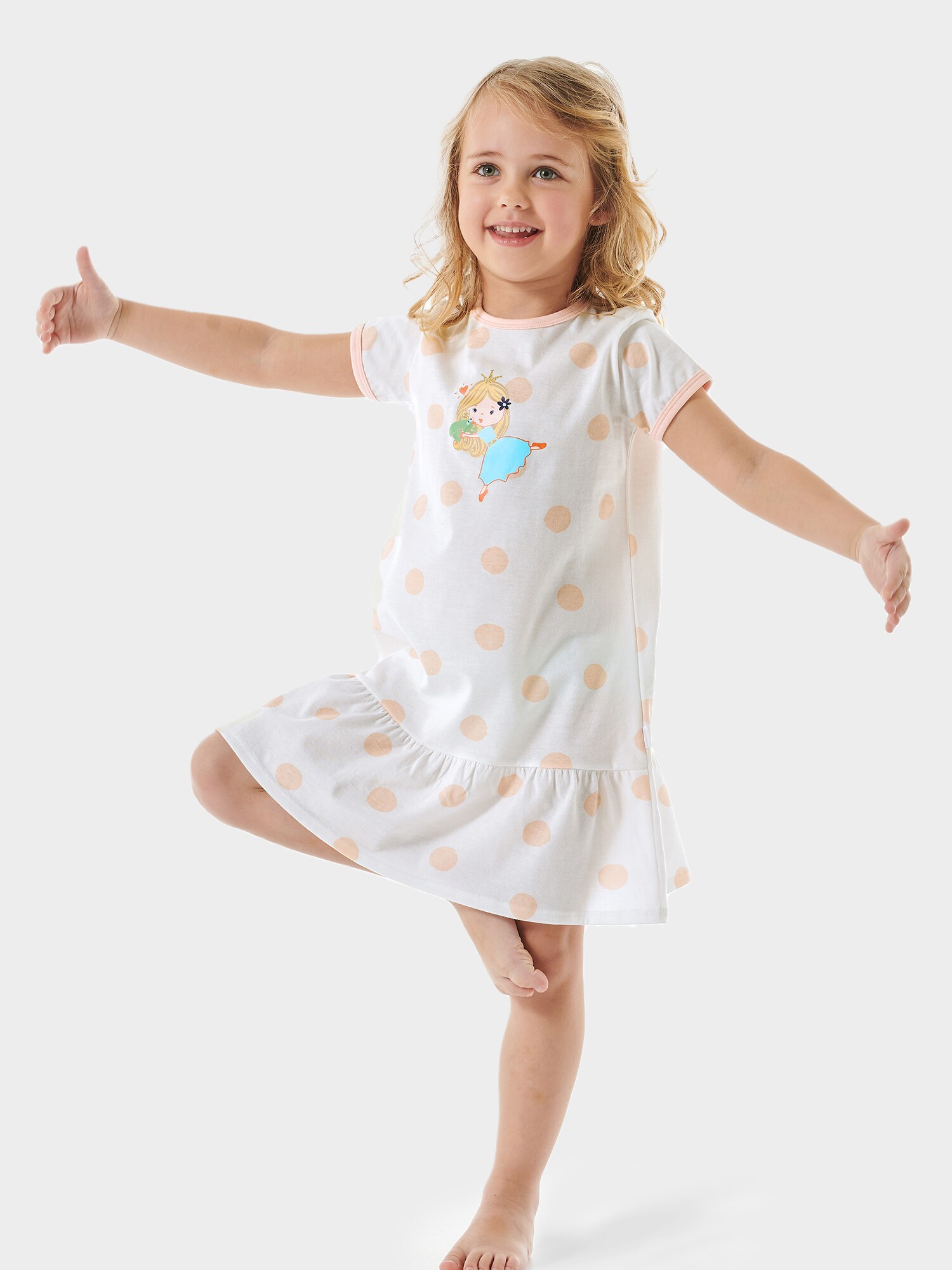 Schiesser Mädchen Nachthemd Casual World Organic Cotton 1er-Pack