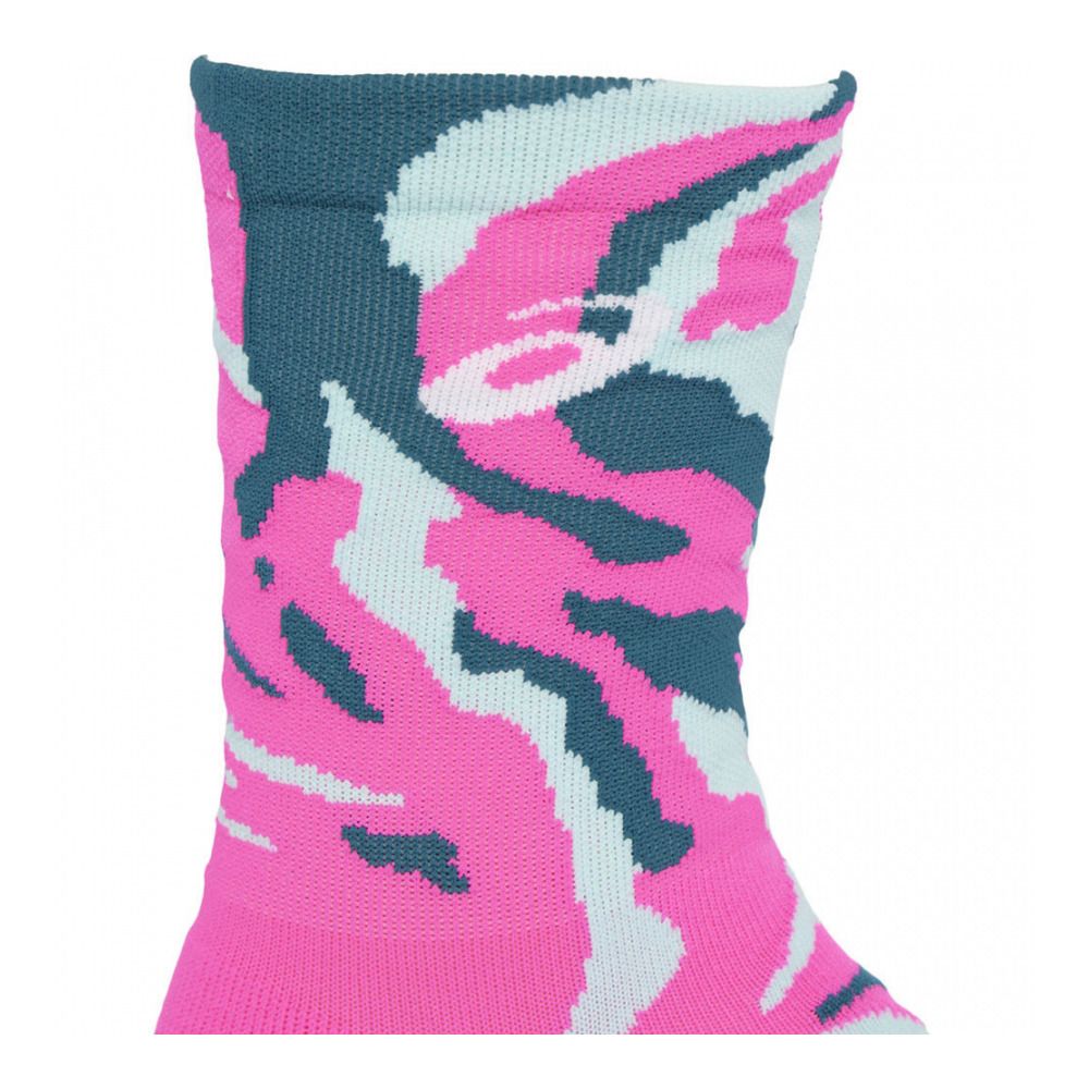 Asics COLOR CAMO RUN - Chaussettes gloomy sea/aquamarine/hot pink