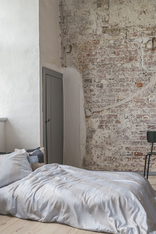Mette Ditmer DIAGONAL bed set Light grey , sand
