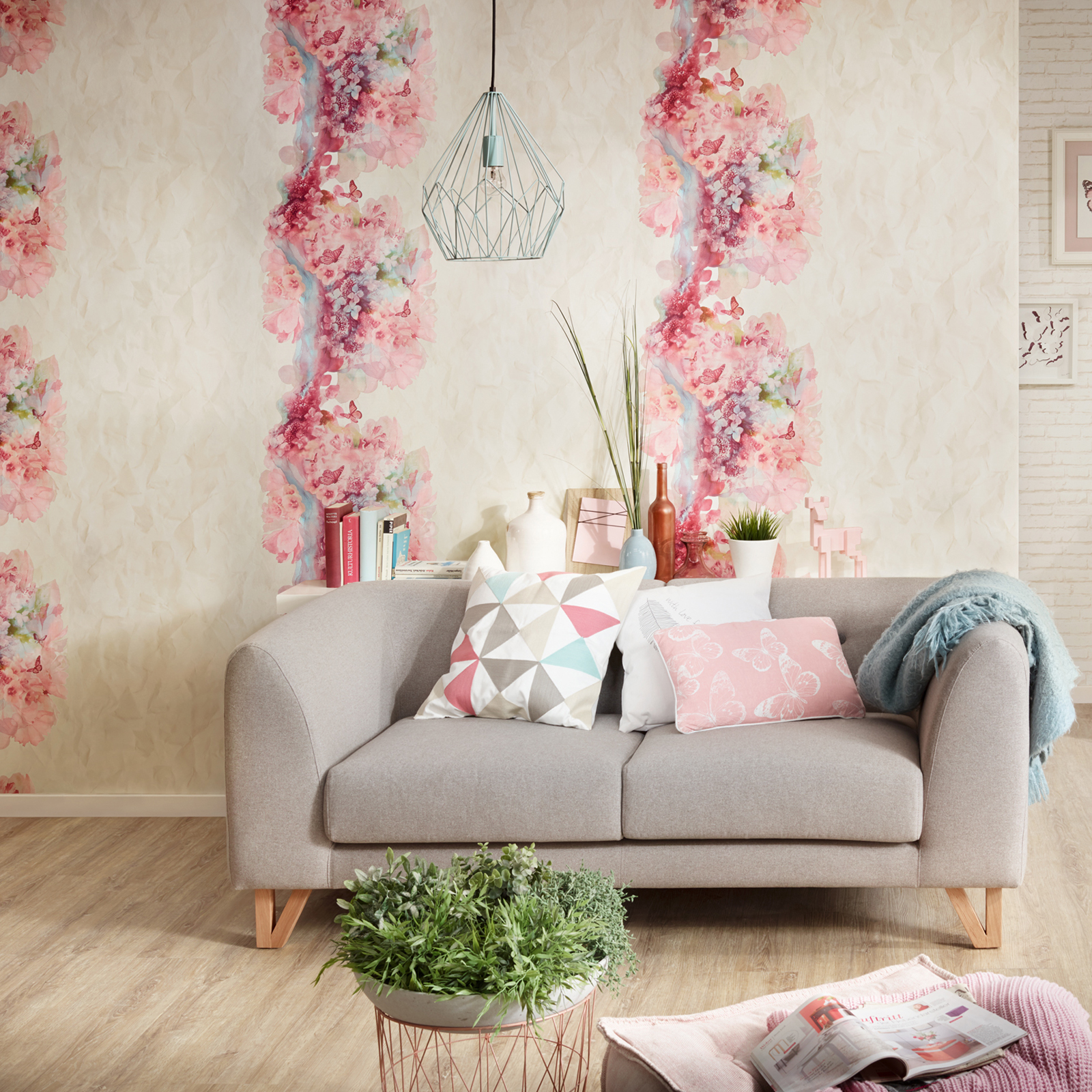 Vliestapete - Struktur - beige - 10 Meter