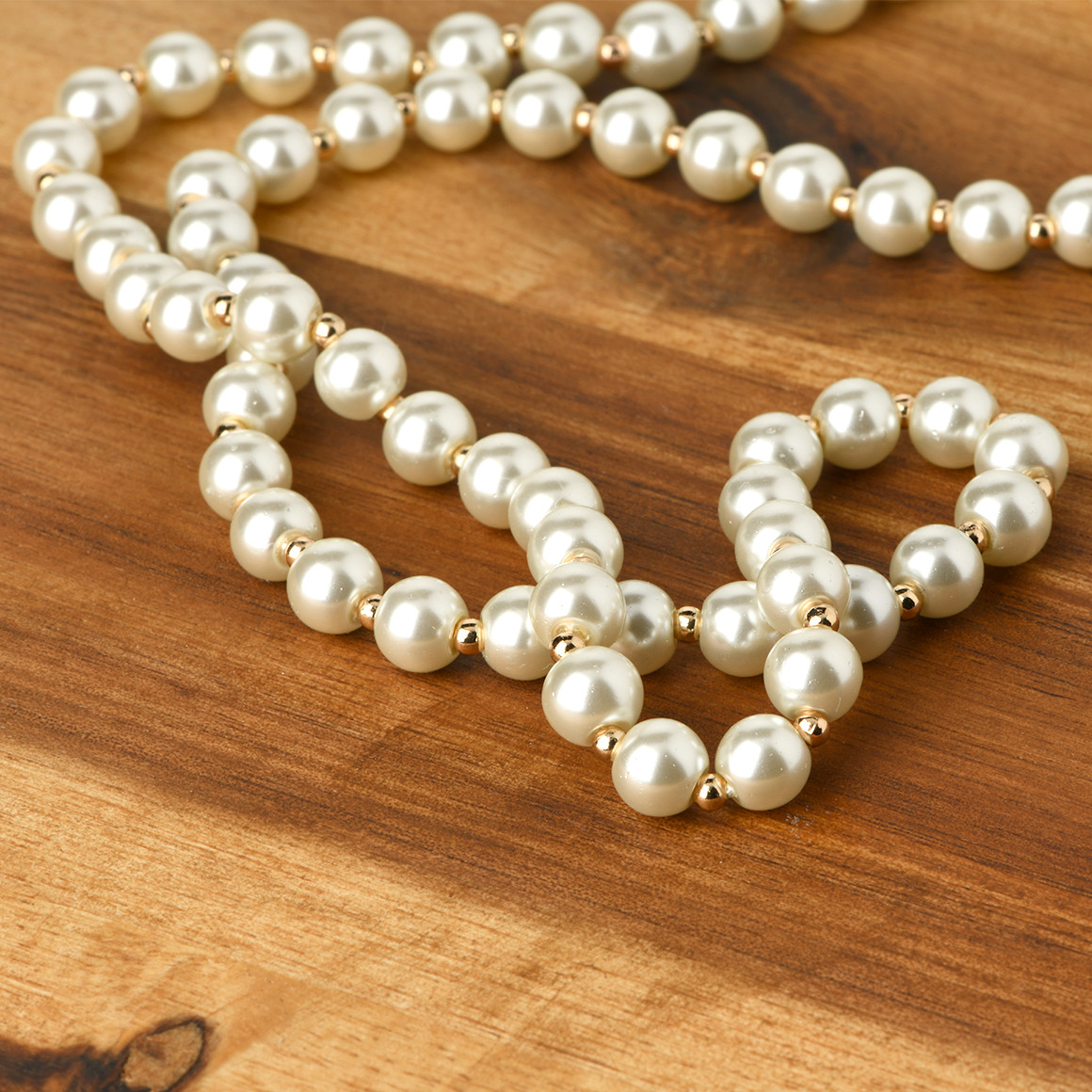 Gina Benotti Damen Perlenkette mit Seestern gold / weiss