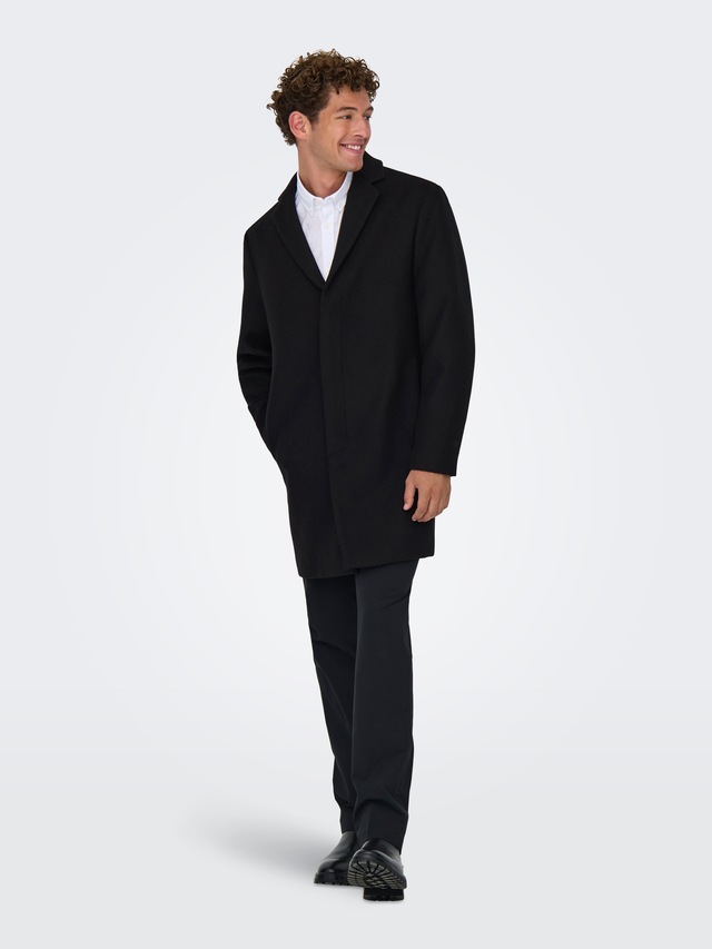 ONLY & SONS Kurzmantel »ONSARON WOOL COAT OTW«