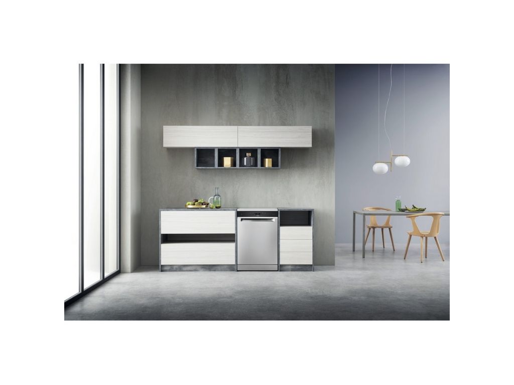 MÁQUINA DE LAVAR LOIÇA WHIRLPOOL WFC 3C26 P X INOX E 14 CONJUNTOS