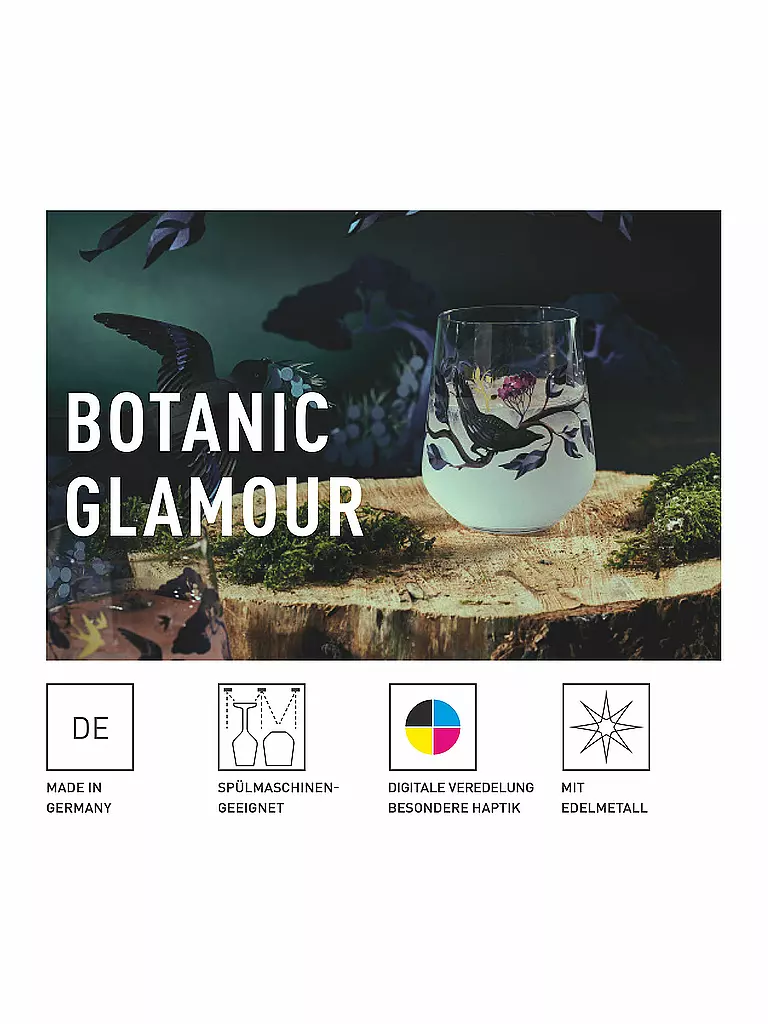 RITZENHOFF Gin Glas 2-er Set BOTANIC GLAMOUR #7 #8 Good Wives bunt