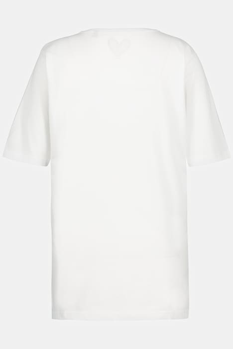 T-Shirt, Rundhalsausschnitt, Relaxed, Halbarm