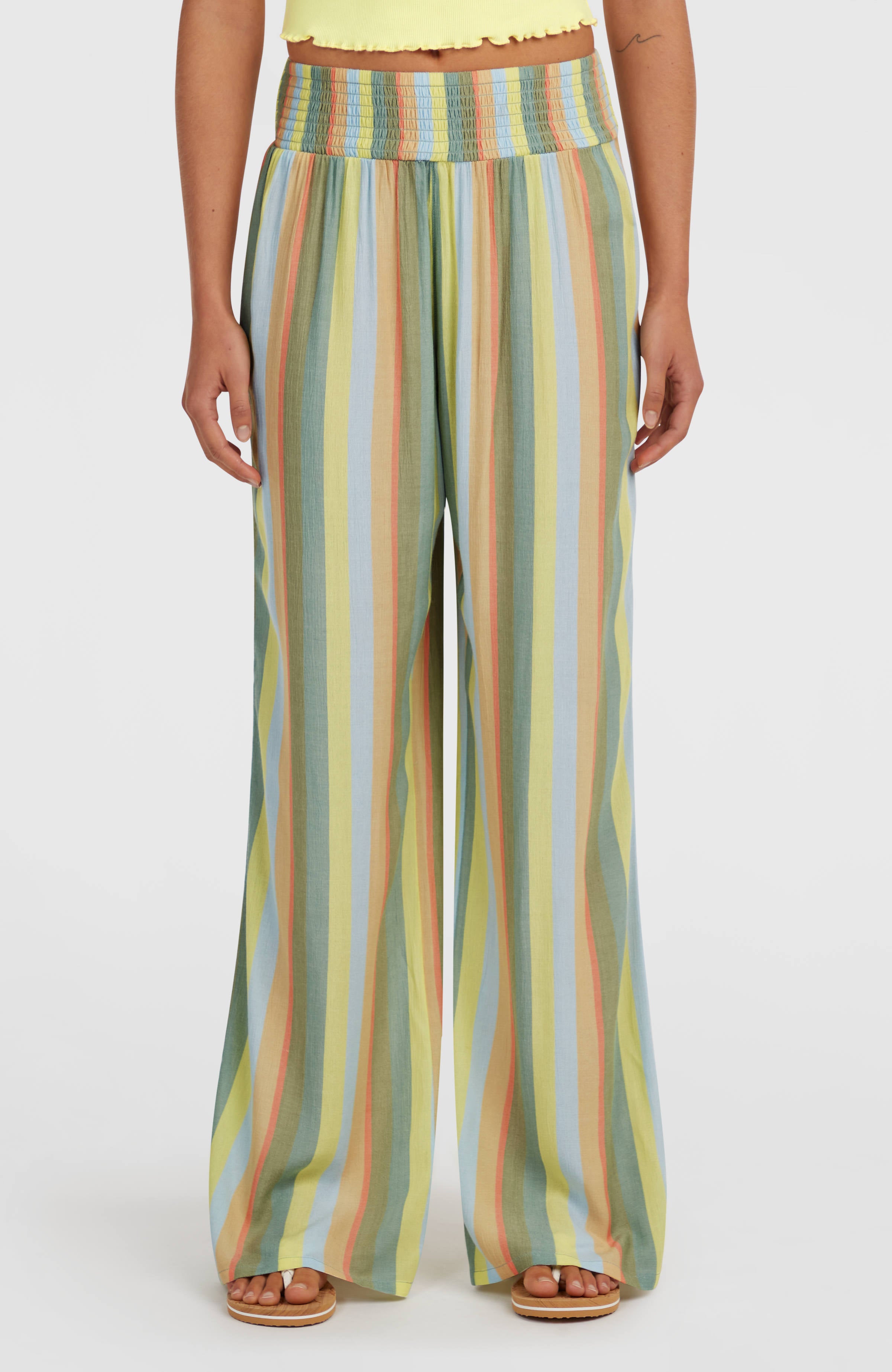 Johnny broek met gesmokte taille