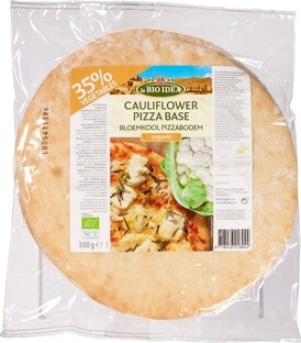 La Bio Idea Bloemkool Pizzabodem 300GR