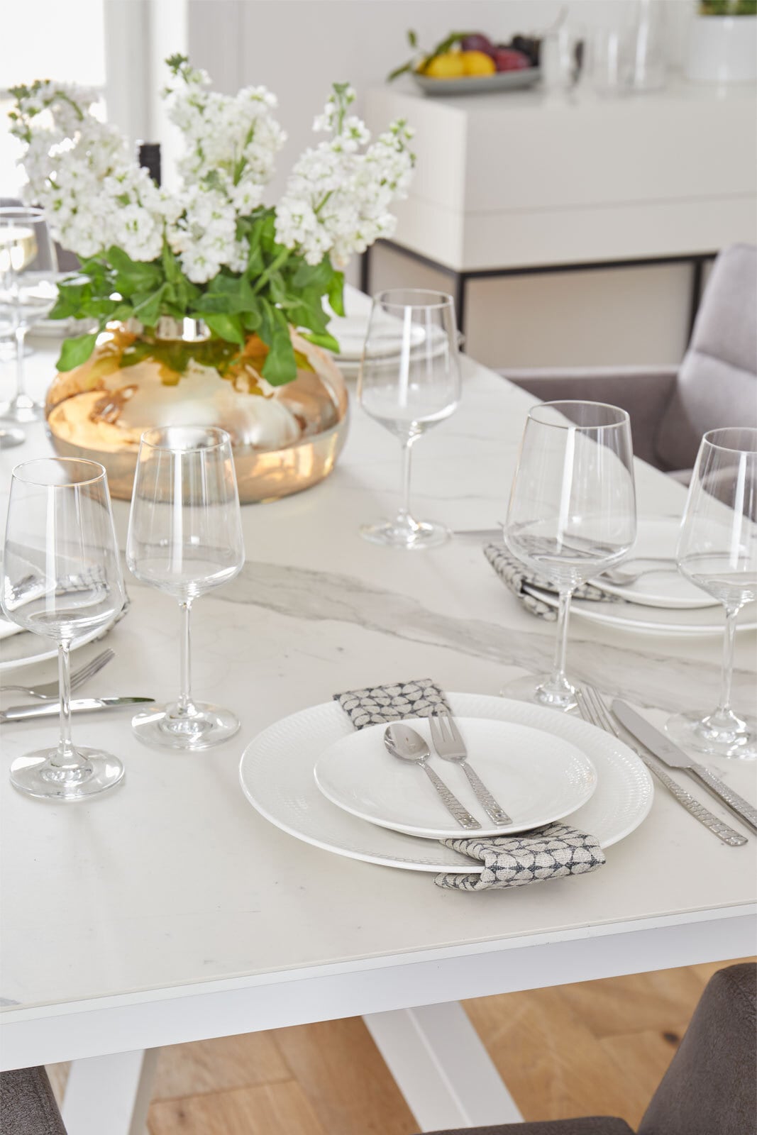 JUSTINUS Besteck Set 30 teilig CROCO silberfarbig