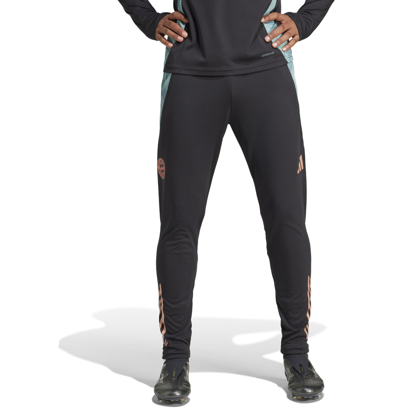 Adidas Bayern München Trainingsbroek 2024-2025 Zwart Groen Brons