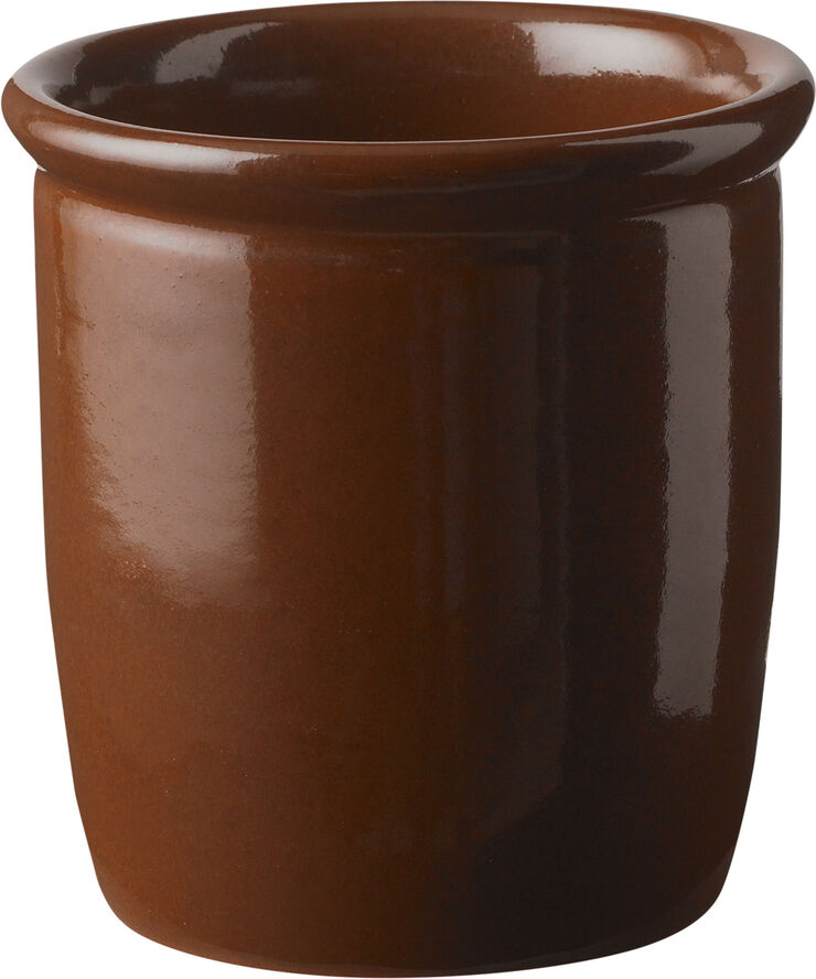 Knabstrup Keramik Syltekrukke, brun, 1 l Terracotta