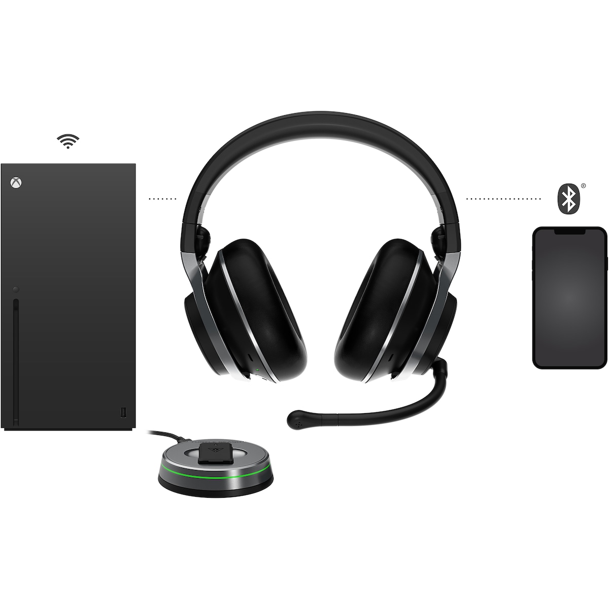 Turtle Beach Stealth gaming headset (sølv)