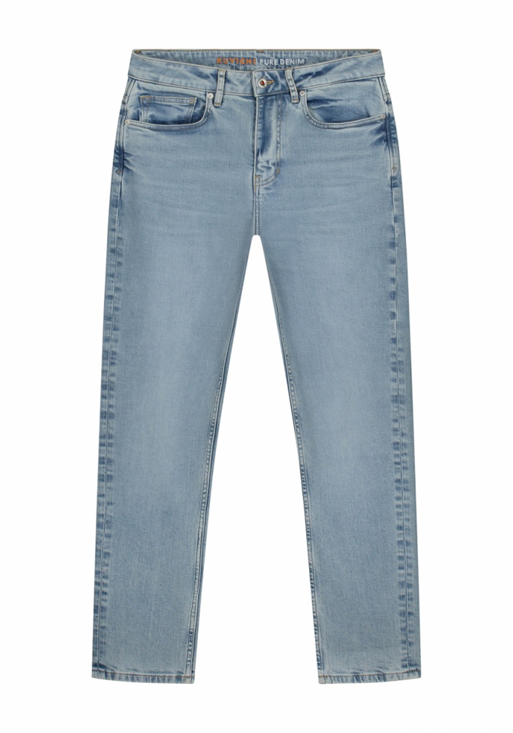 Kuyichi Damen-Jeans Nora Mom Fit Bright Blue