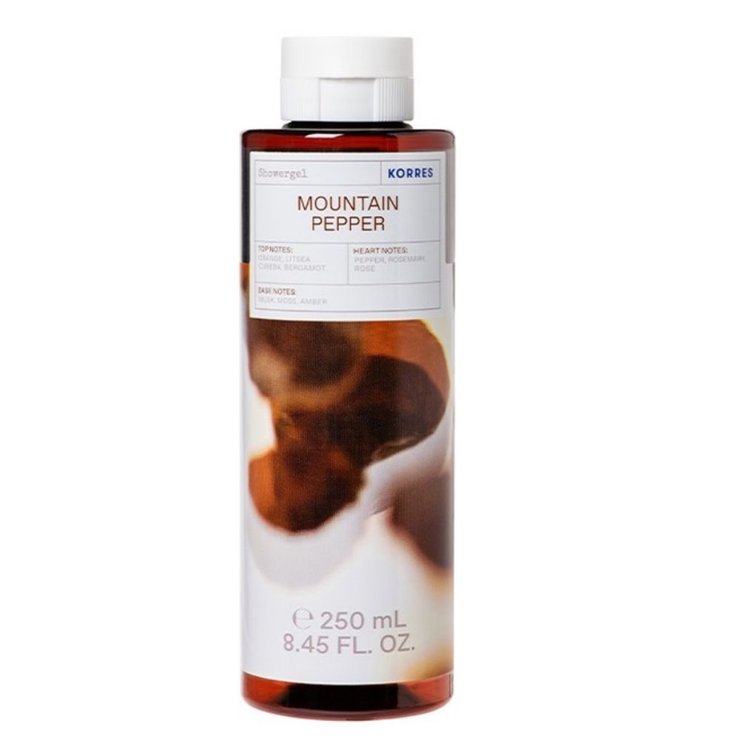 Gel douche Poivre de Montagne 250ml Korres