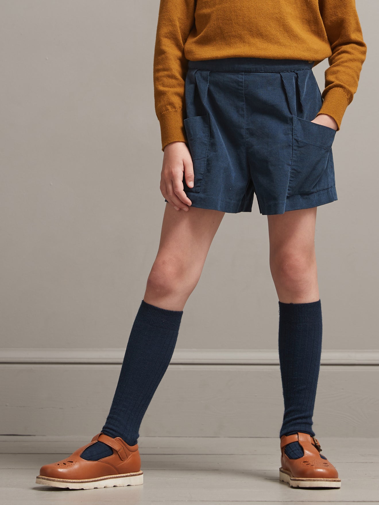 Short Fille en velours