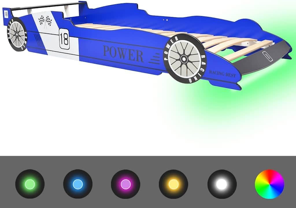 Autobett – Rennwagen-Kinderbett 90x200 cm