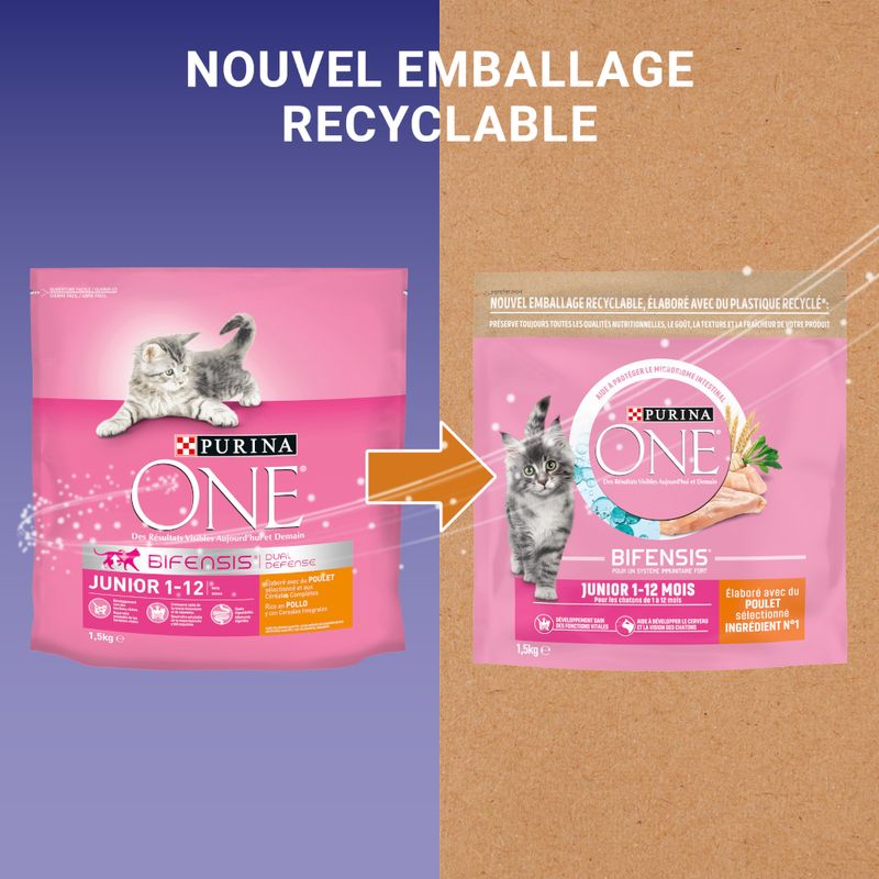 PURINA ONE Junior au poulet pour chaton à prix discount sur bitiba.fr