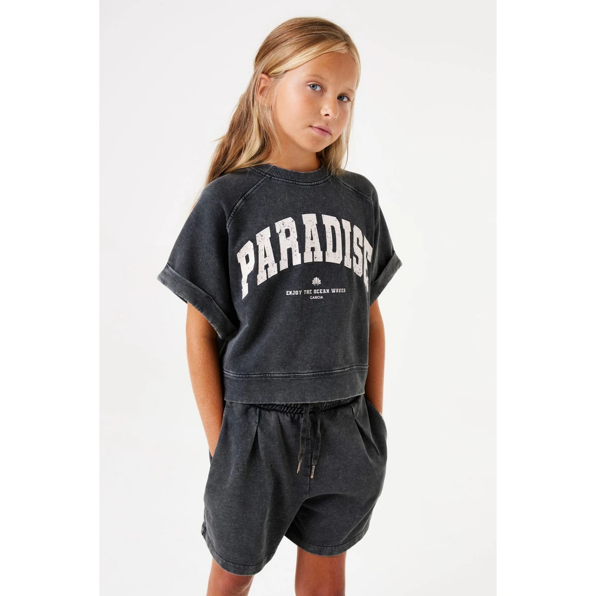 Meisjes Short Layla G Maleya wash