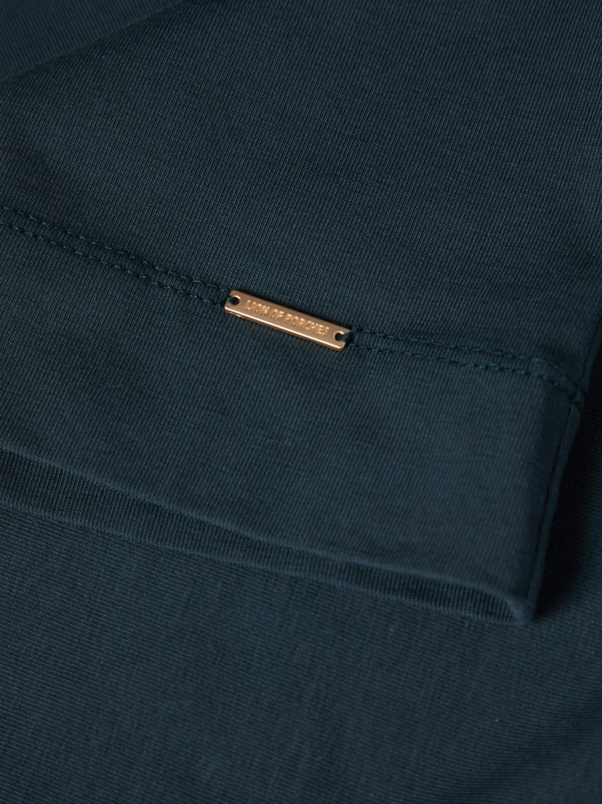 Camisola de gola alta com algodão