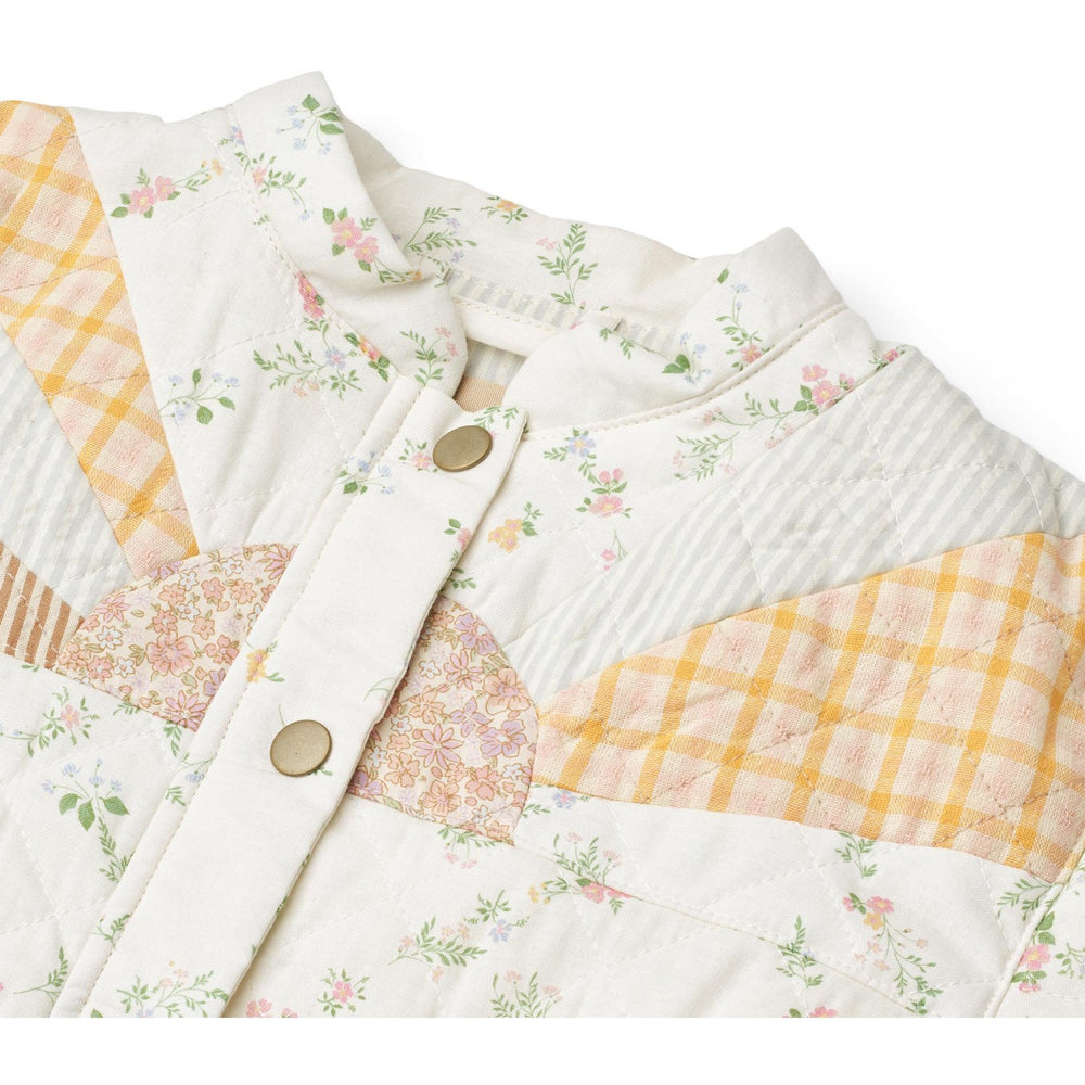 Køb Wheat Ivory Checked Flowers Quilt Jakke Inga