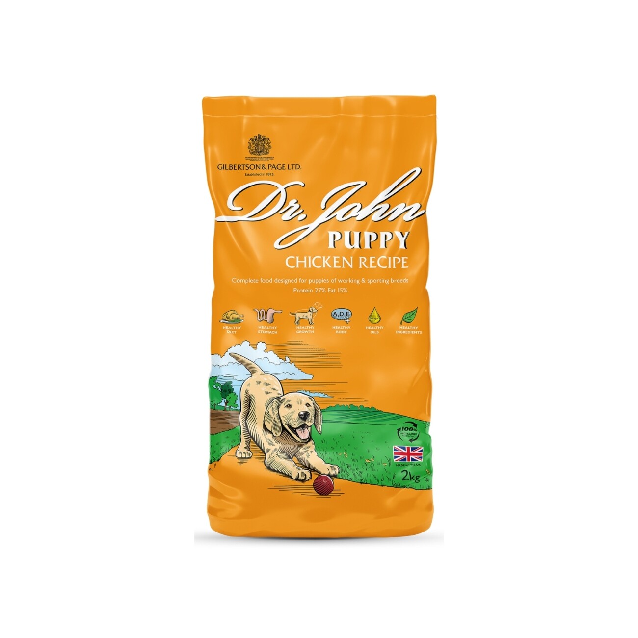 Dr John Welpen Trockenfutter Reich an Huhn 2 kg