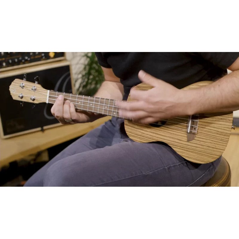 Ortega RFU11Z-L Timber Series Natural linkshandige concert ukelele met gigbag