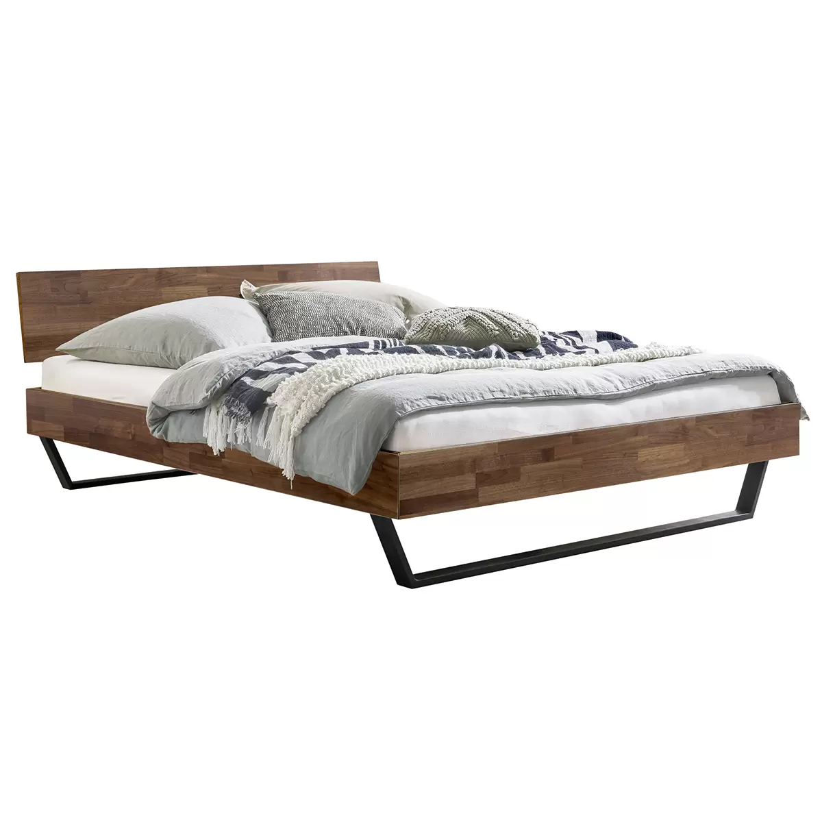 Hasena Bett 140x200 Asti 140 x 200 Dunkelbraun