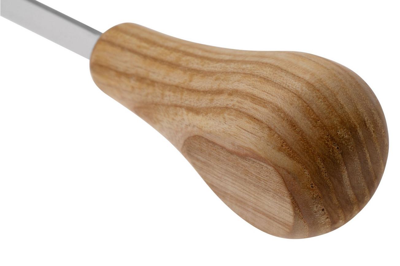 BeaverCraft Palm Chisel P1-10 Straight Flat Sweep No. 1, 10 mm, handguts