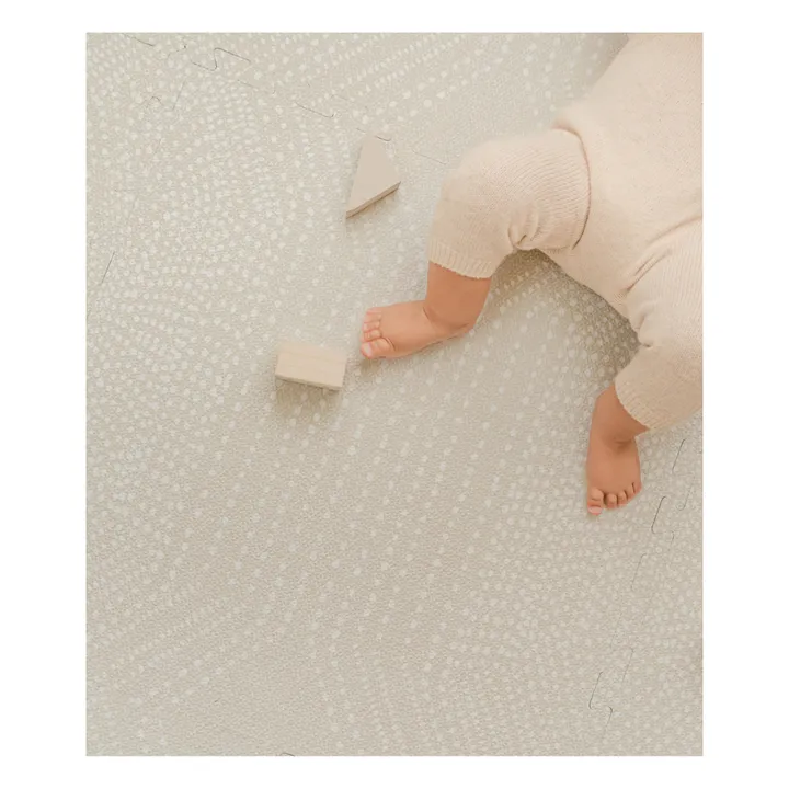 Toddlekind Tapis de jeu modulable Deco | Blanc/Écru