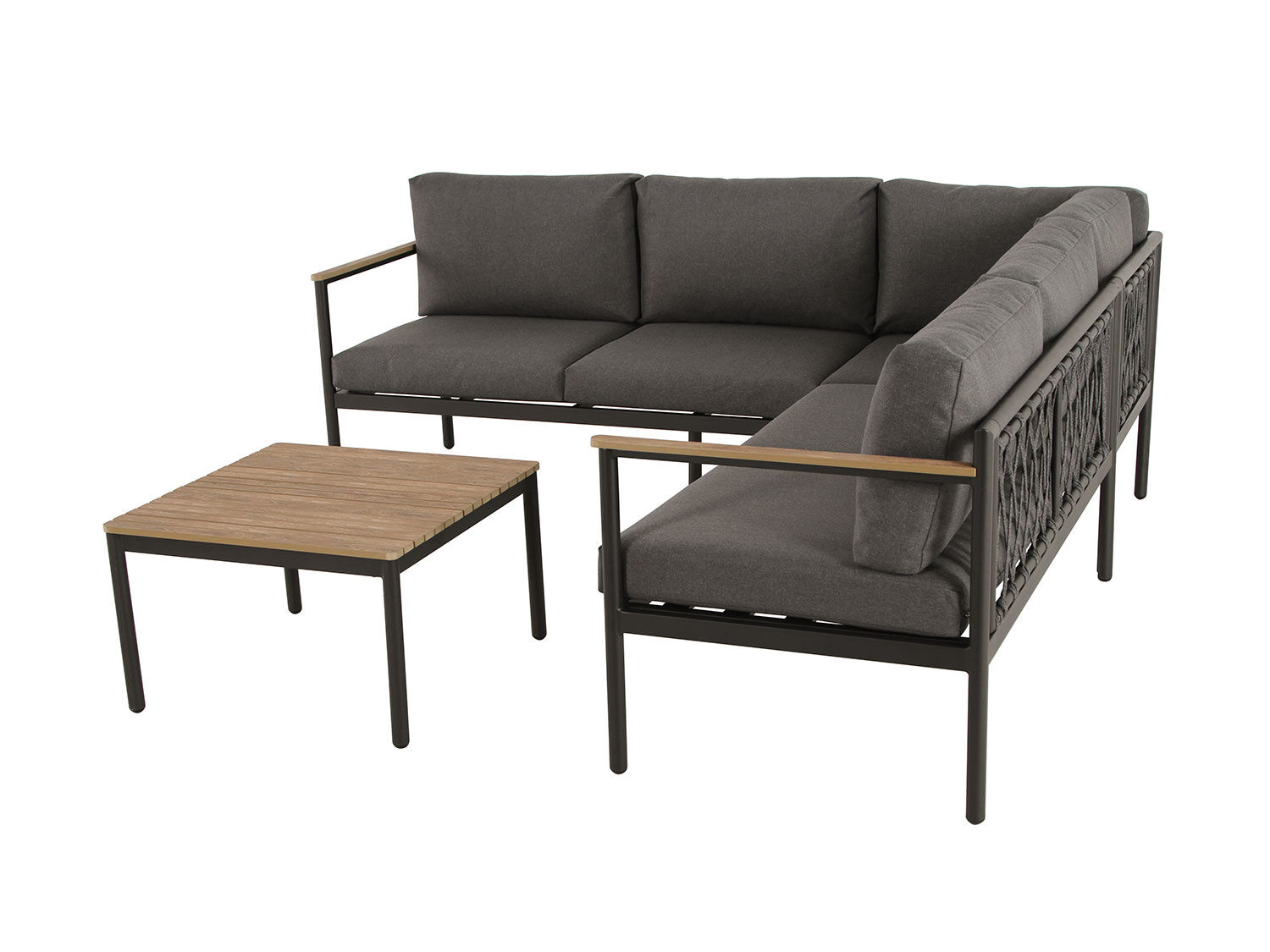 Eck-Lounge Julia mit Loungetisch