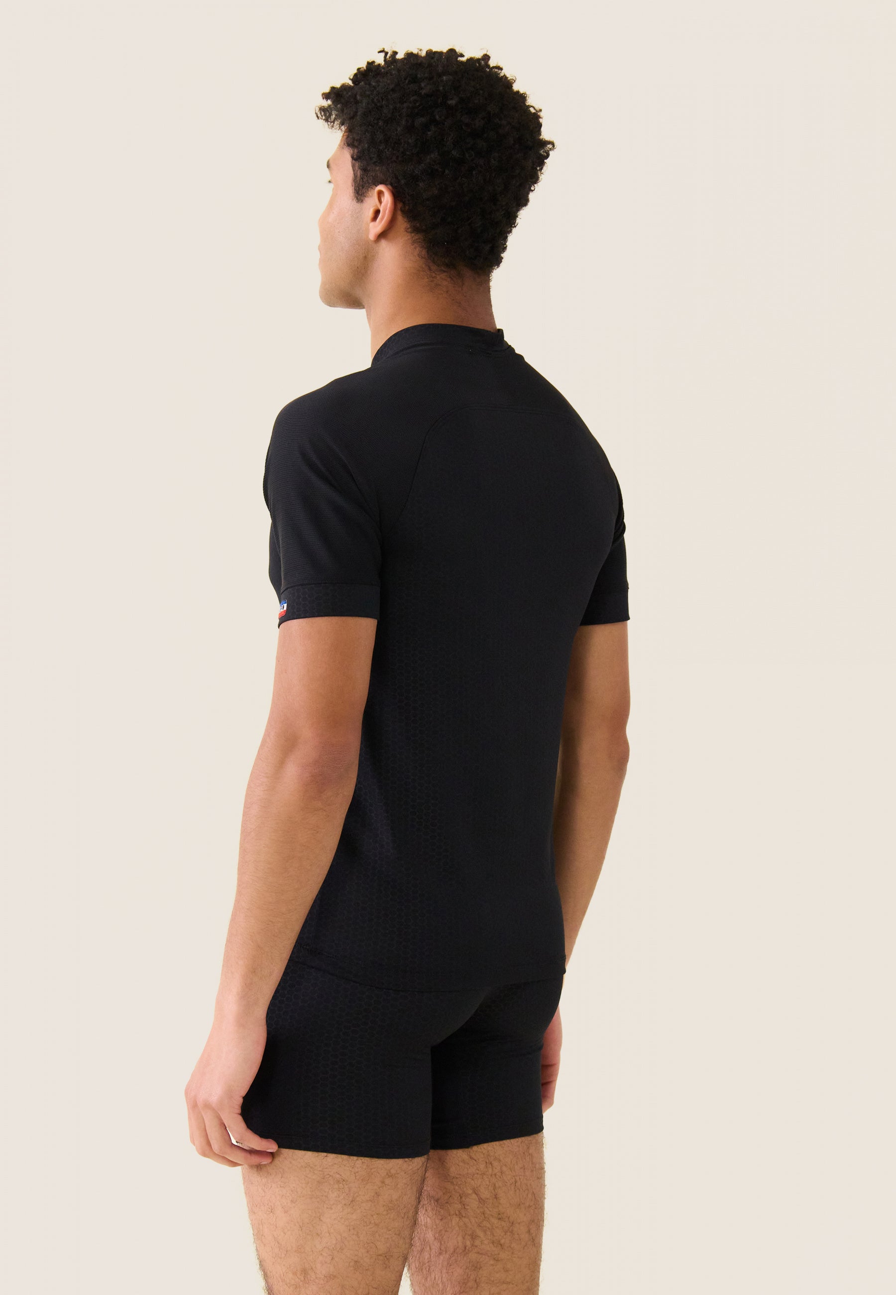 T-shirt en polyamide-Tobias Noir