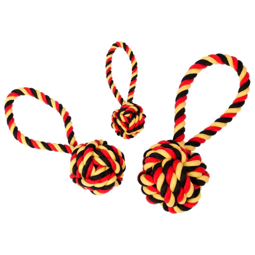 Hundespielzeug EM-Ball mit Loop - Laboni