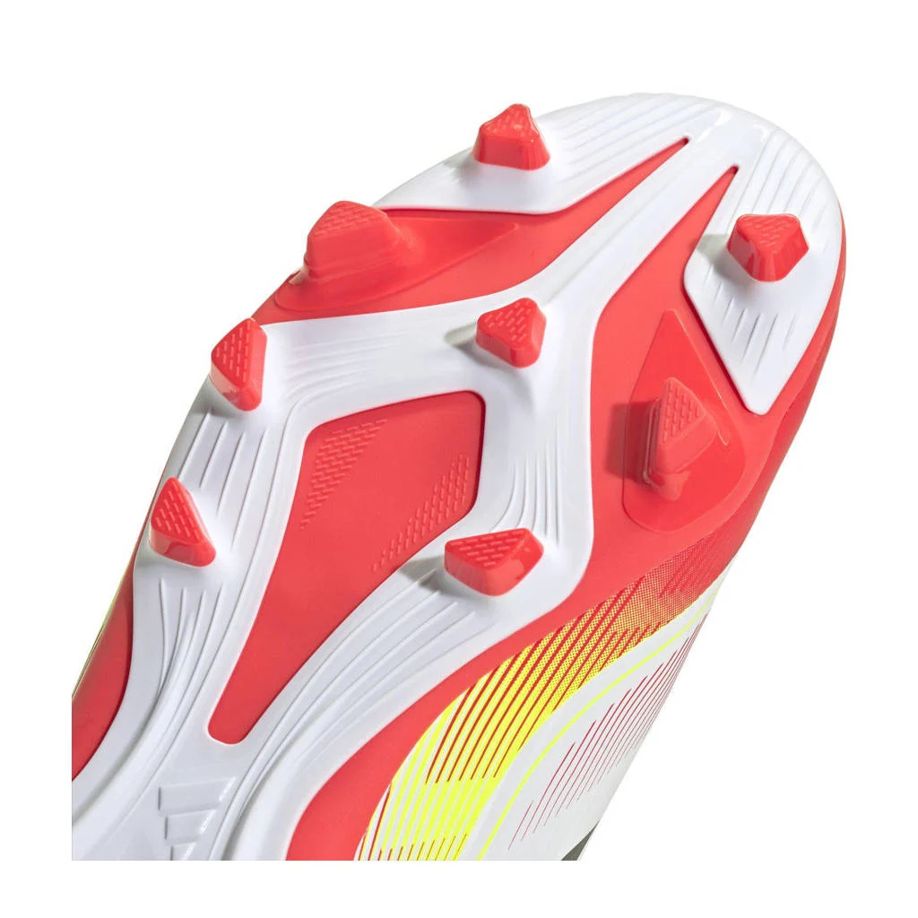 adidas F50 ClubJunior voetbalschoenen wit/zwart/rood