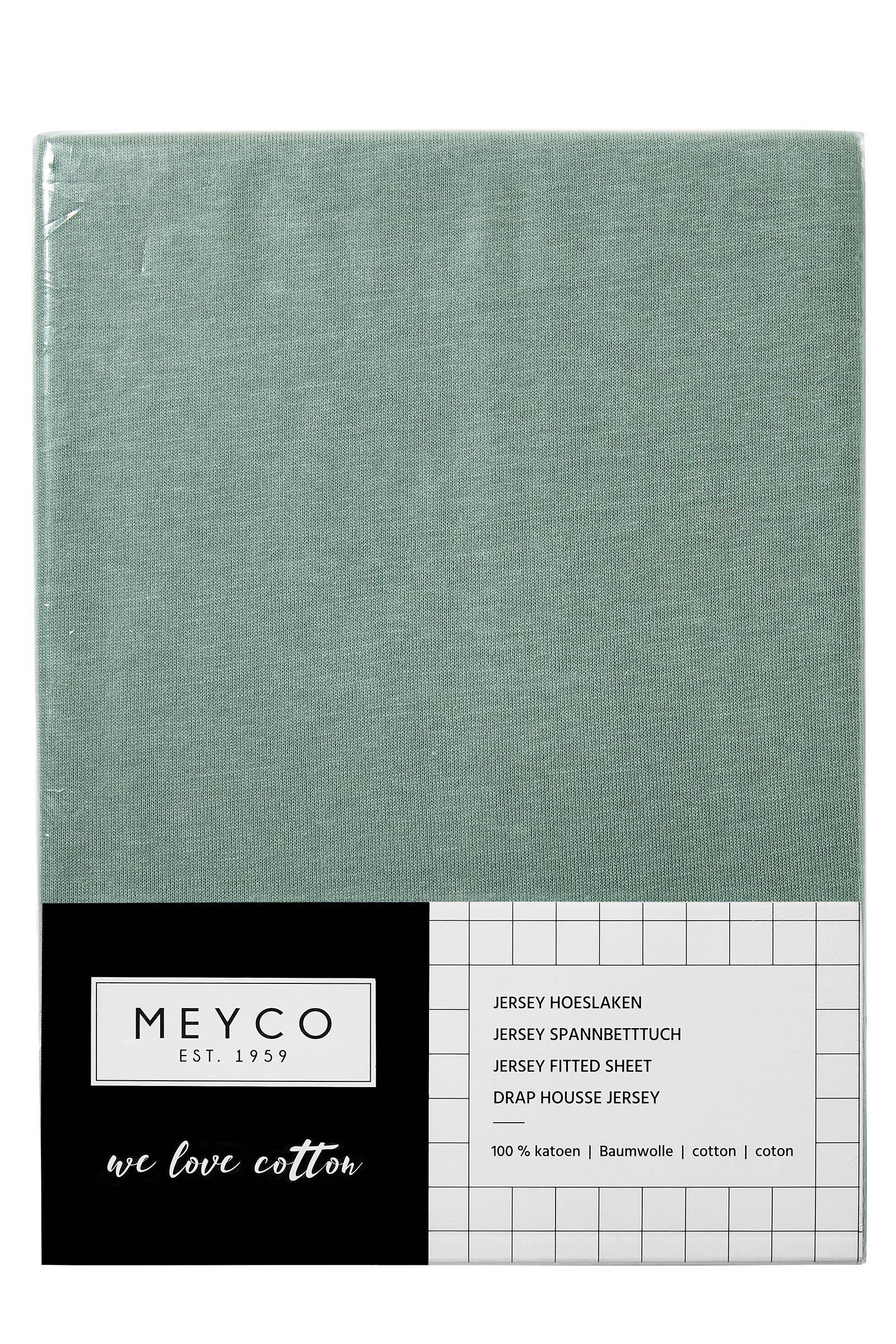 Meyco jersey hoeslaken wieg 40x80/90 cm