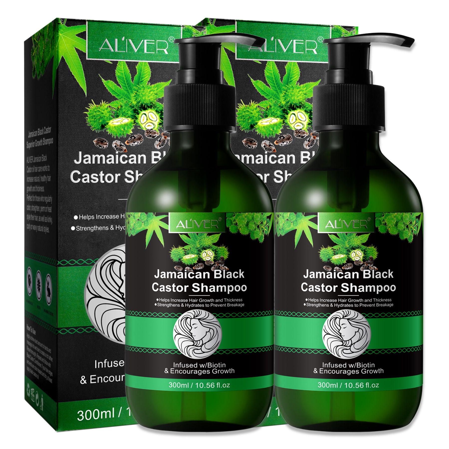 ALIVER Rizinusöl Haarshampoo