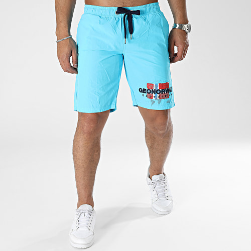 Short De Bain Bleu Clair