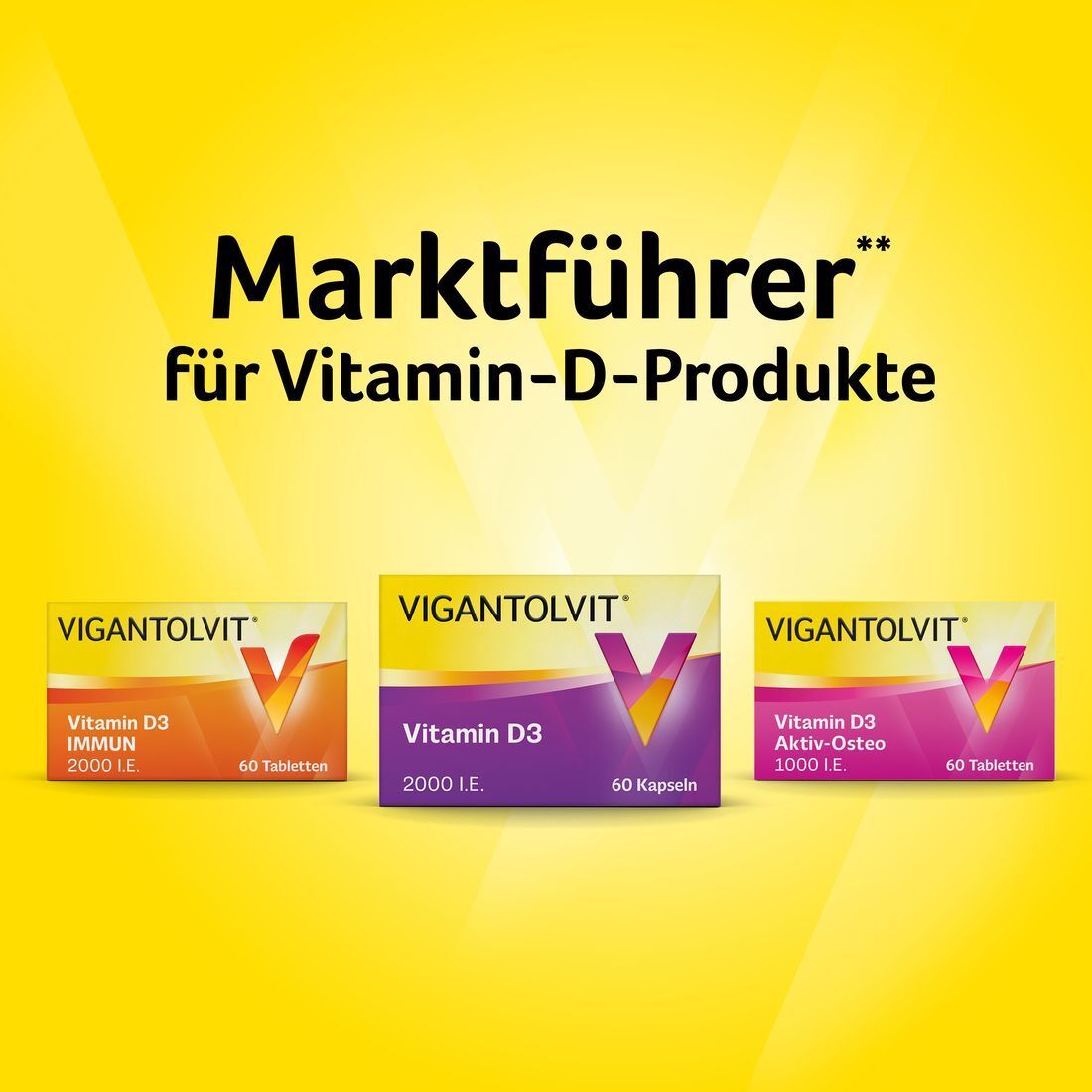 Vitamin D3 2000 I.E. VIGANTOLVIT Immun* mit C, Zink, Selen, Kupfer -Jetzt 10% Rabatt mit dem Code vigantolvit10 sparen*