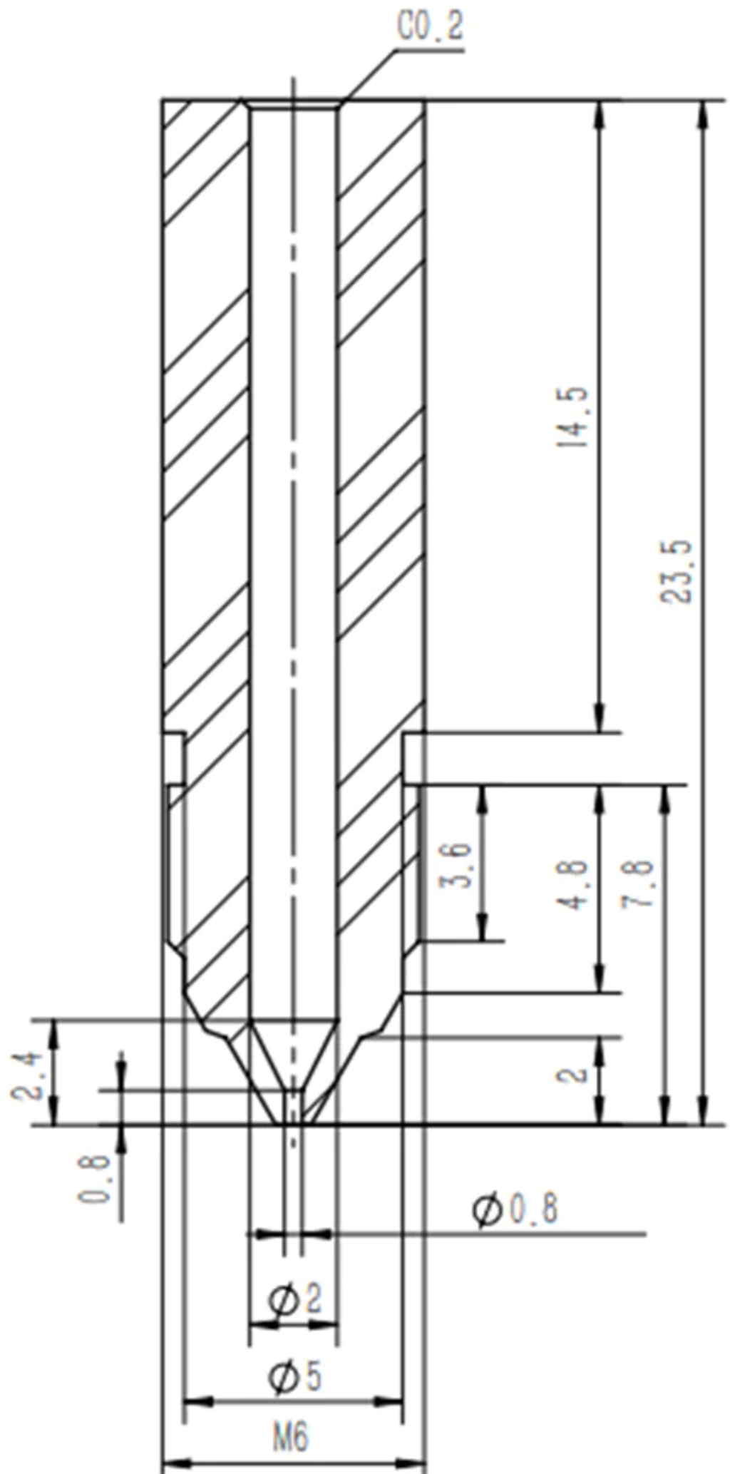Sovol  Düse Stahl gehärtet für SV06 Plus/SV07, 0,8 mm    Hochwertige Sovol-Düsen